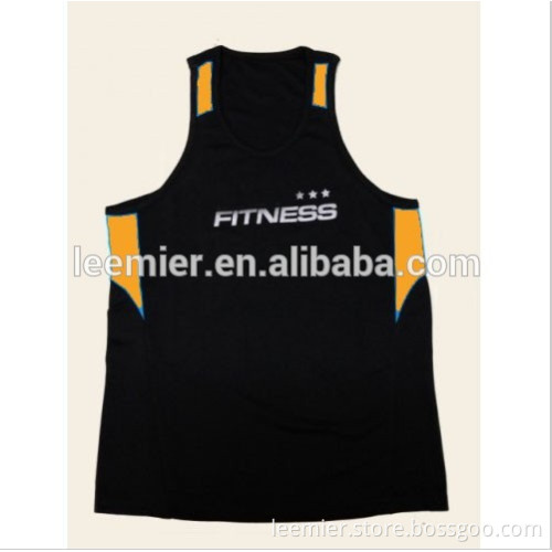 Custom orange color dryfit fabric training singlet
